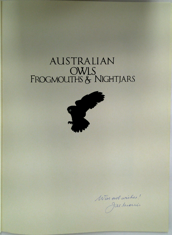 Australian Owls Frogmouths & Nightjars (SIGNED)