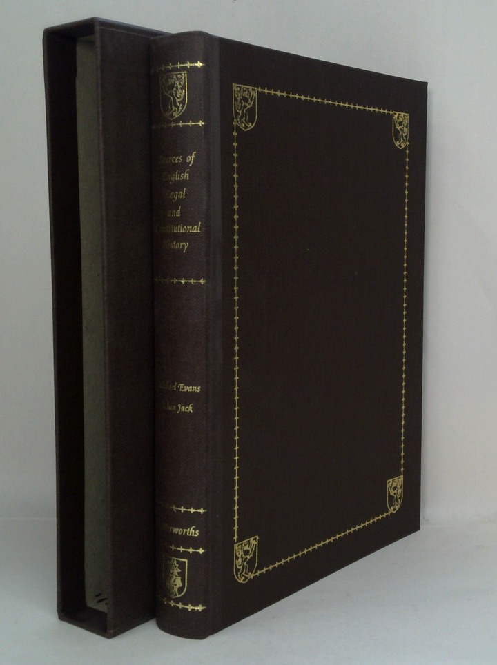 Sources Of English Legal And Constitutional History