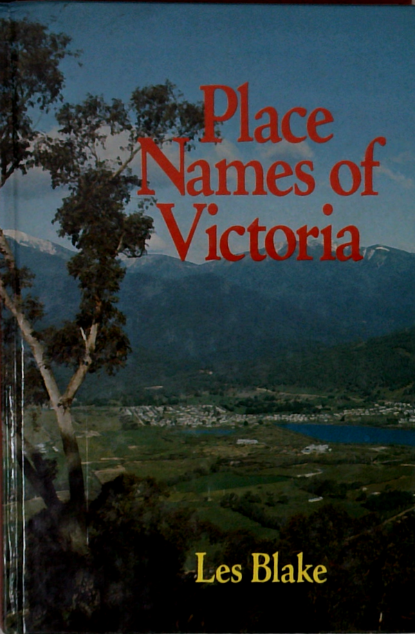 Place Names Of Victoria