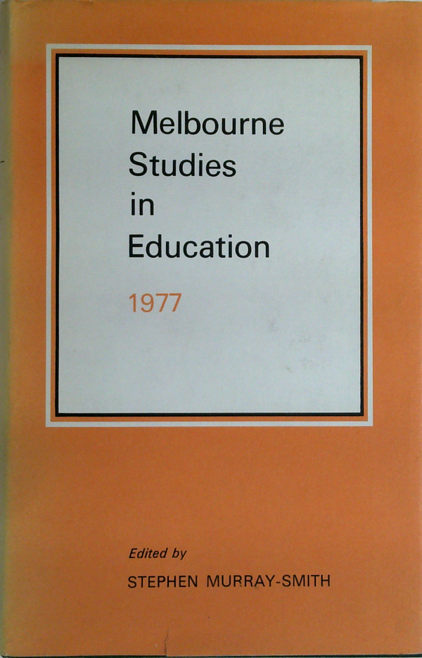 Melbourne Studies In Education