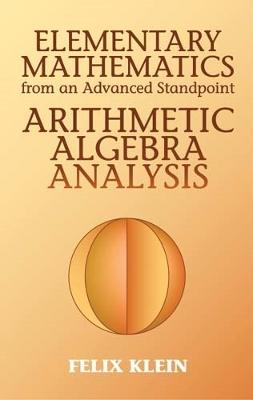 Elementary Mathematics from an Advanced Standpoint: Arithmetic,