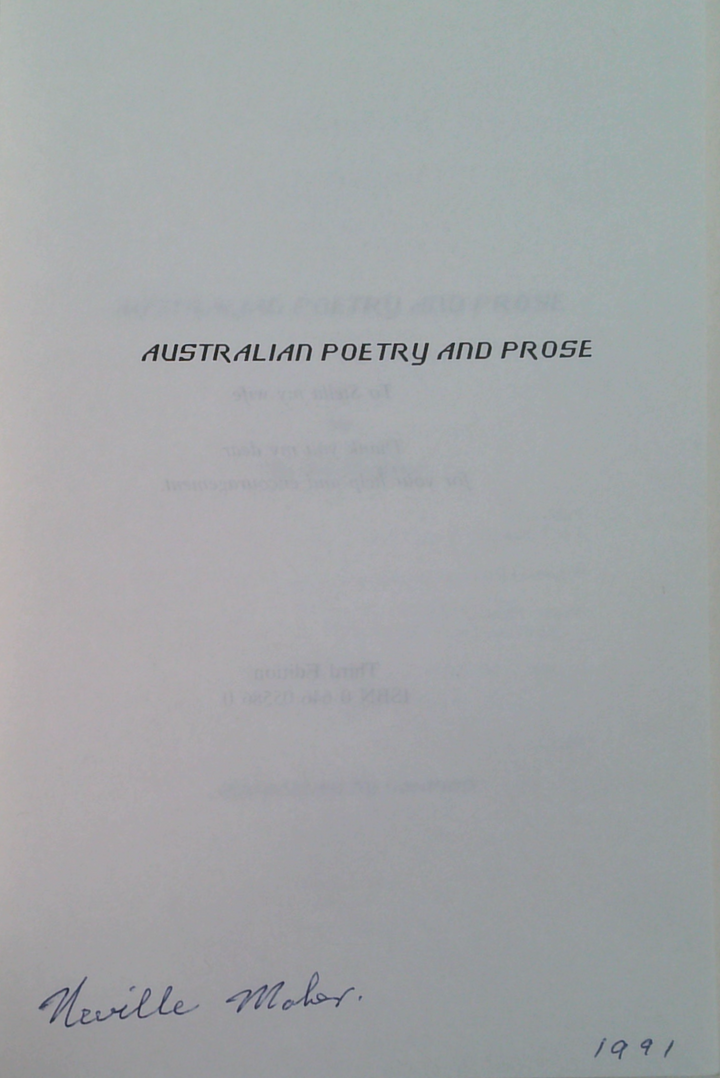 Bush Tales And Other Stories & Australian poetry and prose (Two-Volume Set) 