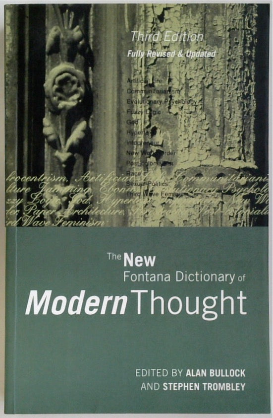 The New Fontana Dictionary of Modern Thought