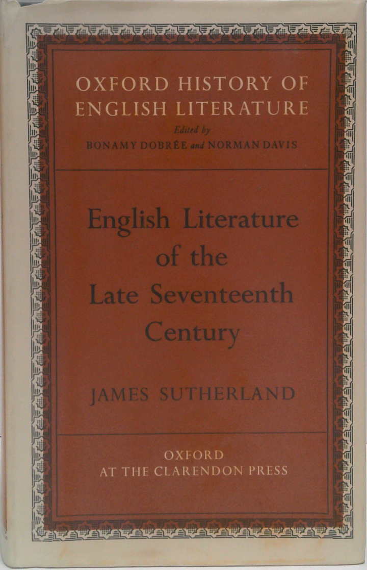 English Literature Of The Late Seventeenth Century
