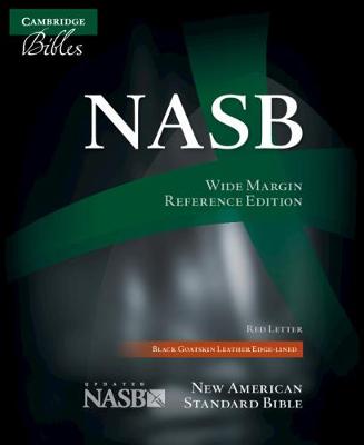 NASB Aquila Wide Margin Reference Bible, Black Goatskin Leather