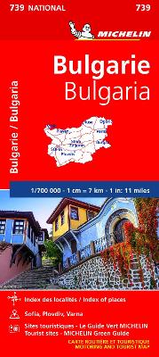 Bulgaria - Michelin National Map 739