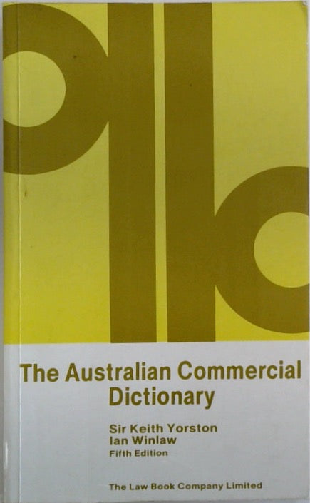 The Australian Commercial Dictionary Fifth Edition