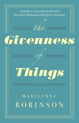 The Givenness Of Things