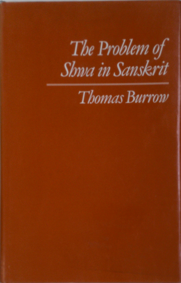 The Problem Of Shwa In Sanskrit