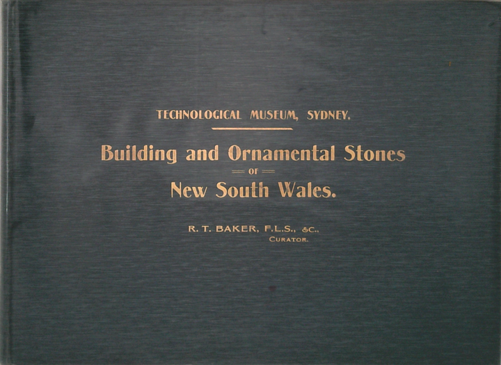 Building And Ornamental Stones Of New South Wales