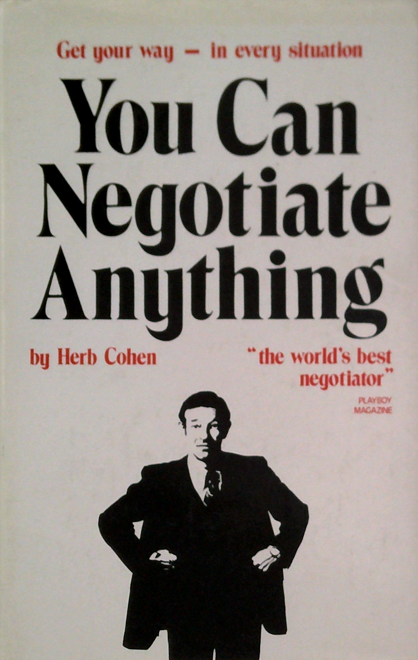 You Can Negotiate Anything