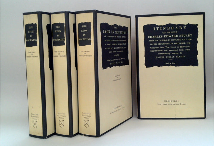 The Lyon in Mourning + Itinerary of Prince Charles Edward Stuart (Four-Volume Set)