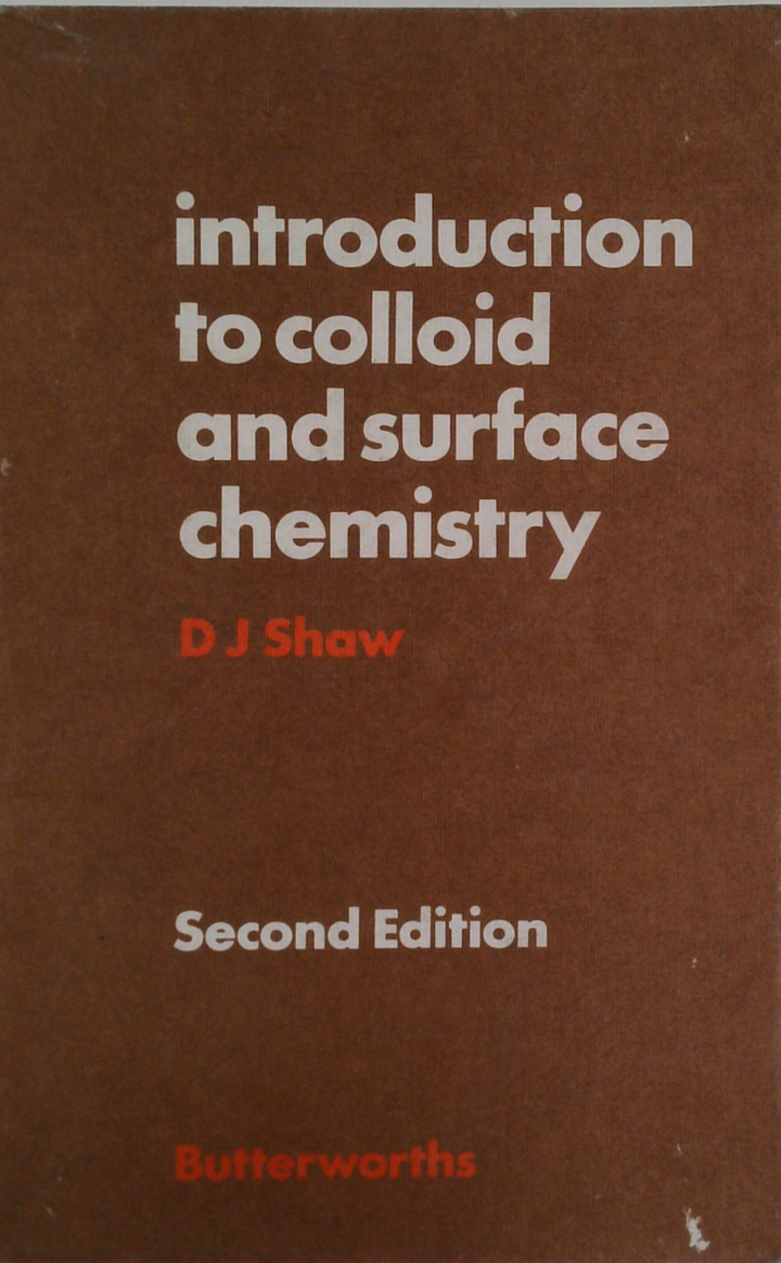 Introduction To Colloid And Surface Chemistry