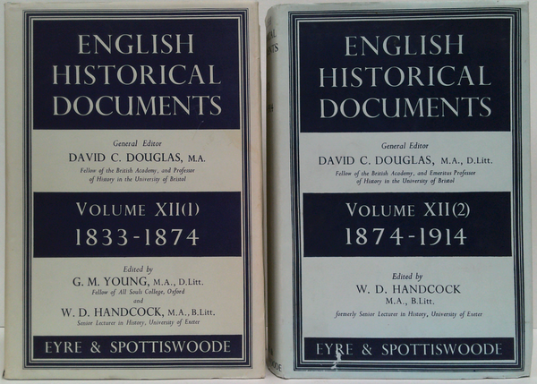 English Historical Documents Volume XII 1833-1974 (Two-Volume Set)