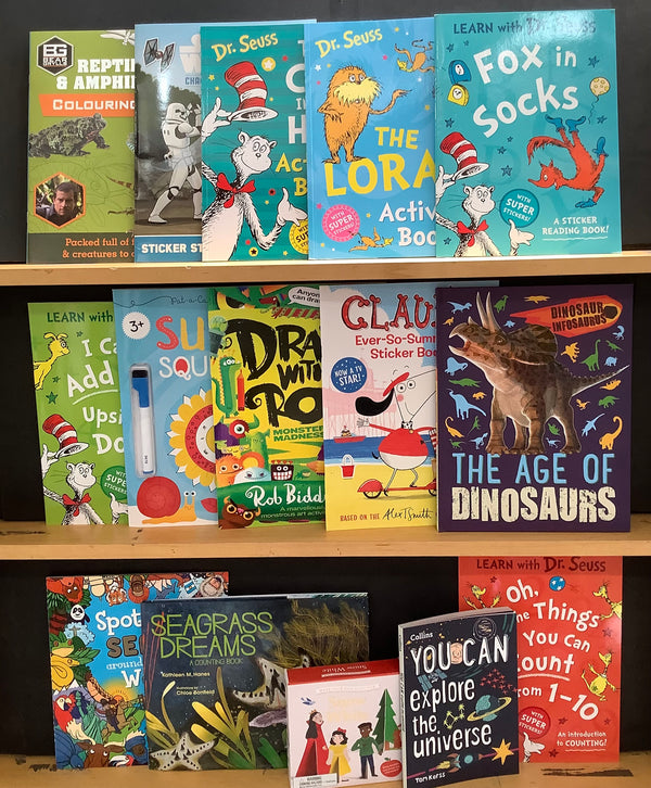 Dr Seuss & Others Sticker & Activity Fun For The Summer Bargain Book Box