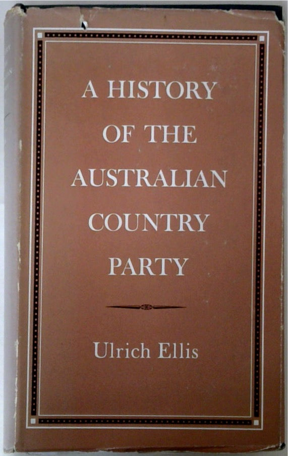 A History of the Australian Country Party