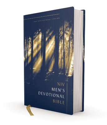 NIV, Men's Devotional Bible (By Men, for Men), Hardcover, Comfort