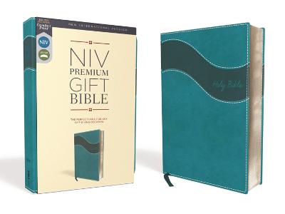 NIV, Premium Gift Bible, Leathersoft, Teal, Red Letter, Comfort Print:
