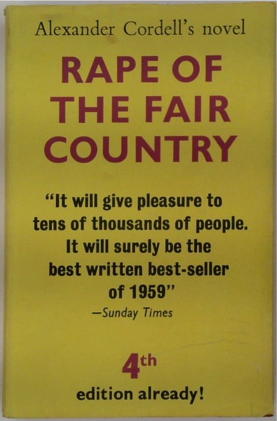 Rape Of The Fair Country: A Novel