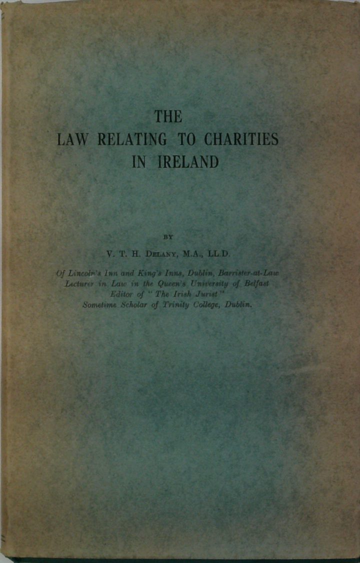 The Law Relating To Charities In Ireland