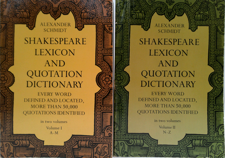 Shakespeare Lexicon And Quotation Dictionary (Two-Volume Set)