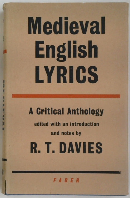 Medieval English Lyrics: A Critical Anthology