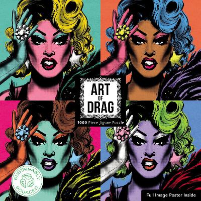 Adult Sustainable Jigsaw Puzzle Art of Drag: 1000-pieces. Ethical,