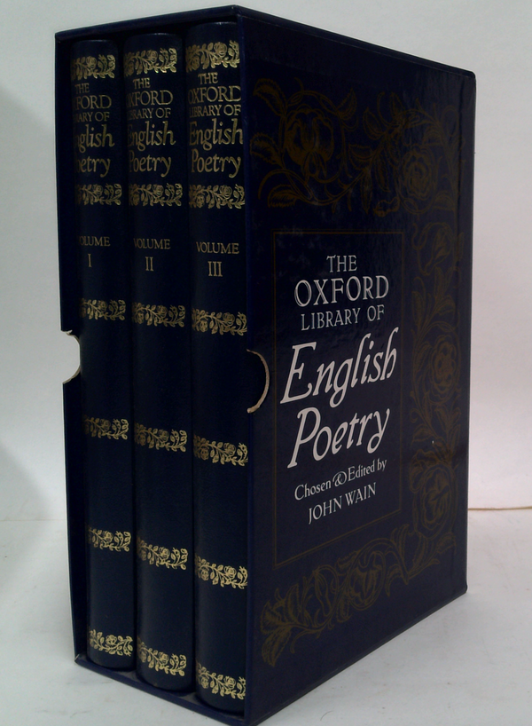 The Oxford Library Of English Poetry (Three-Volume Set)