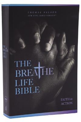 The Breathe Life Holy Bible: Faith in Action (NKJV, Paperback, Red