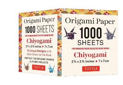 Origami Paper Chiyogami 1,000 sheets 2 3/4 in (7 cm): Tuttle Origami