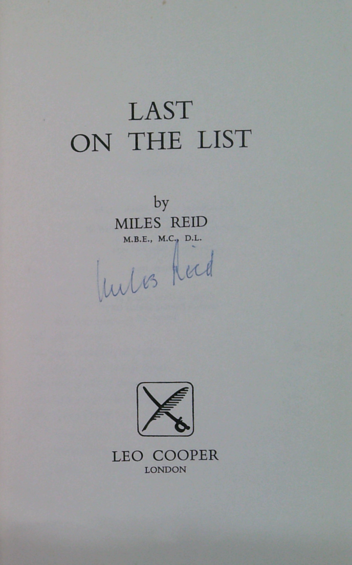 Last On The List (SIGNED)