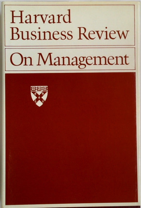 Harvard Business Review--On Management