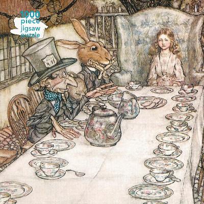 Adult Jigsaw Puzzle Arthur Rackham: Alice in Wonderland Tea Party: