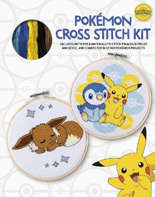 PokeMon Cross Stitch Kit: Includes Patterns and Materials to Stitch