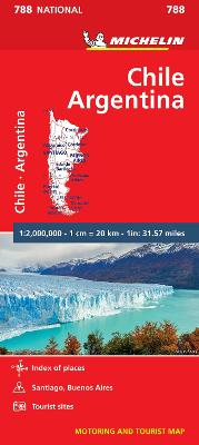 Chile Argentina - Michelin National Map 788: Map