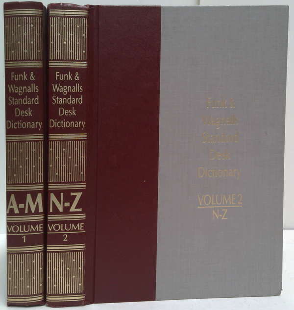 Funk & Wagnalls Standard Desk Dictionary (Two-Volume Set)