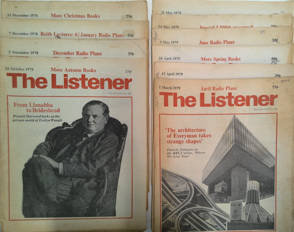 Vintage Listener Magazines 1978–1980 Bundle