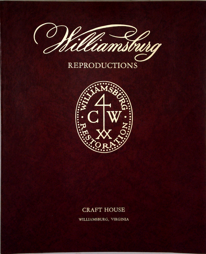 Williamsburg Reproductions – Book Grocer