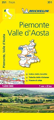 Piemonte & VA - Michelin Local Map 351: Map