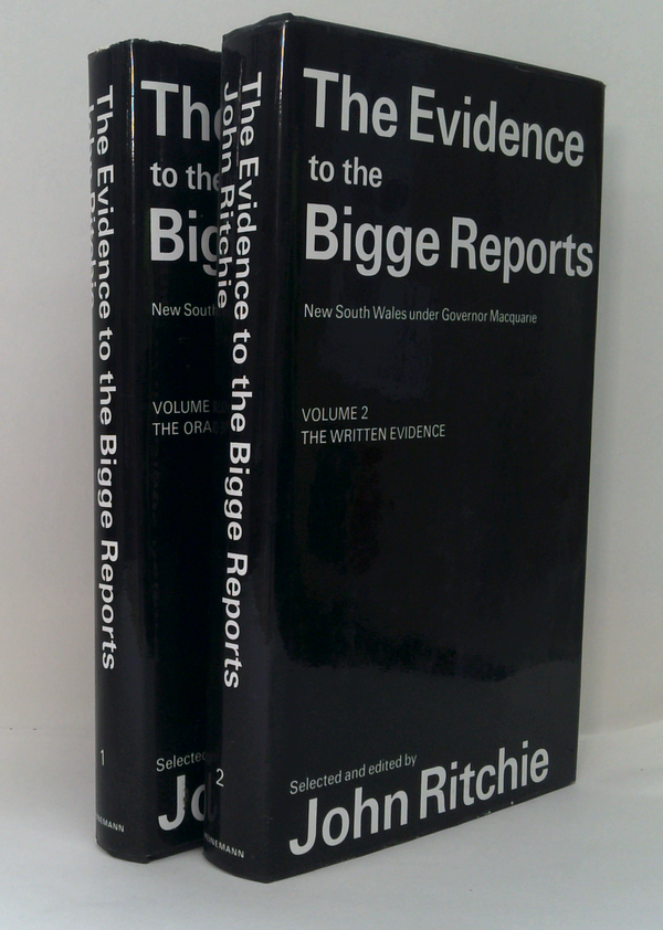 The Evidence To The Bigge Reports (Two-Volume Set)
