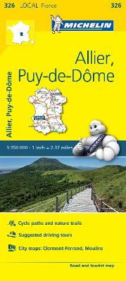 Allier, Puy-de-De - Michelin Local Map 326: Map