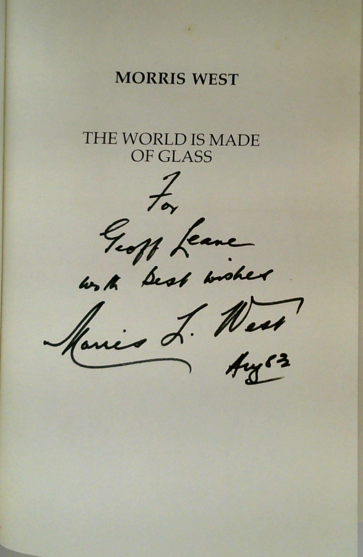 The World Is Made Of Glass (SIGNED)