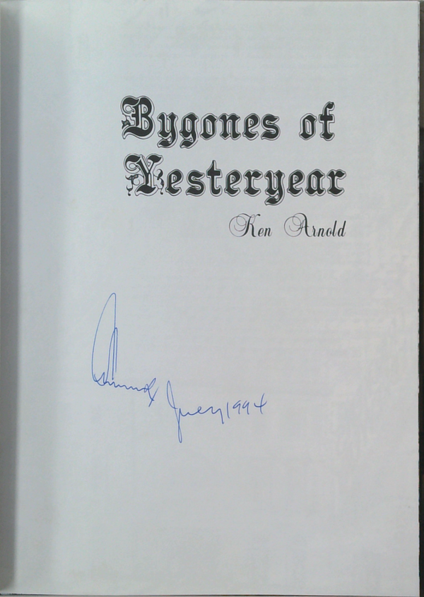 Bygones Of Yesteryear (SIGNED)