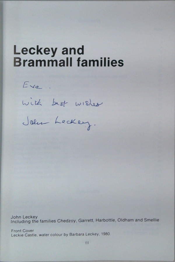 Leckey And Brammall Families (SIGNED)