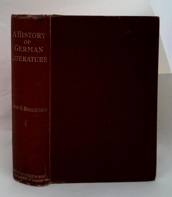 A History Of German Literature
