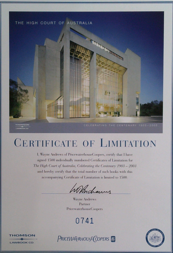 The High Court Of Australia 