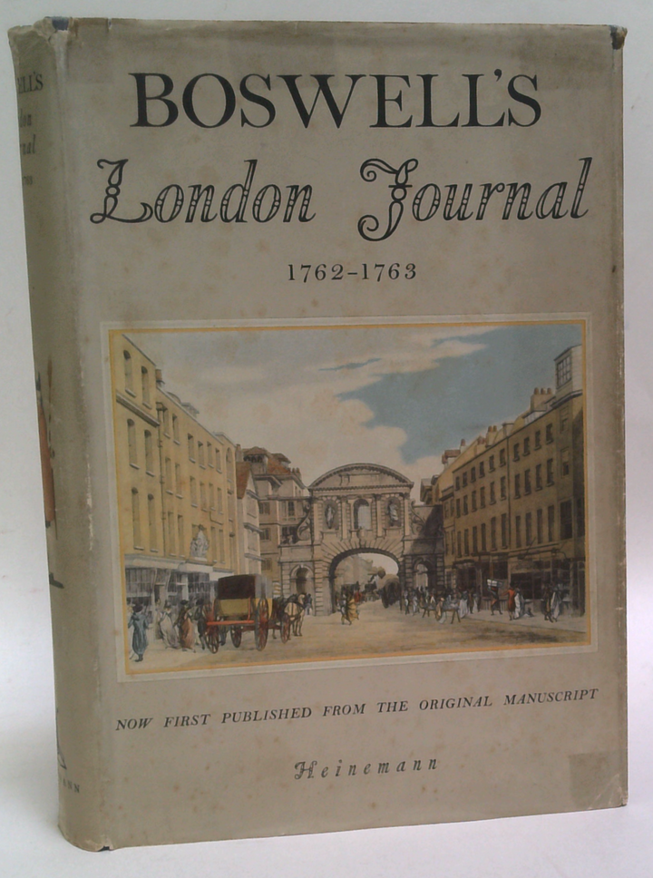 The Yale Editions of Boswell's London Journal: 1762-1763