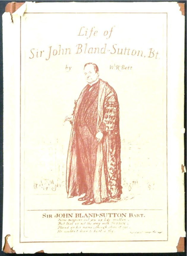 Sir John Bland-Sutton 1855-1936