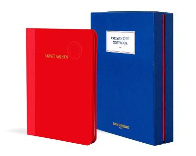 Parisian Chic Notebook (red, large)