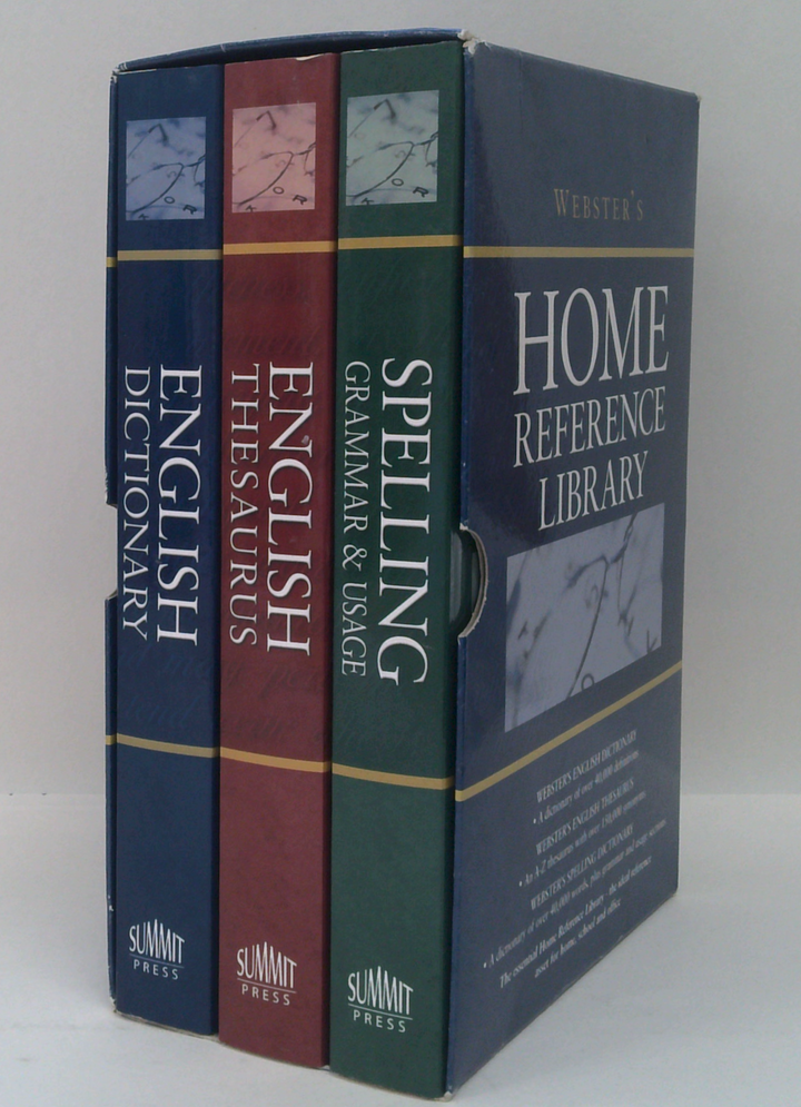 Webster's Home Reference Library (Three-Volume Set)